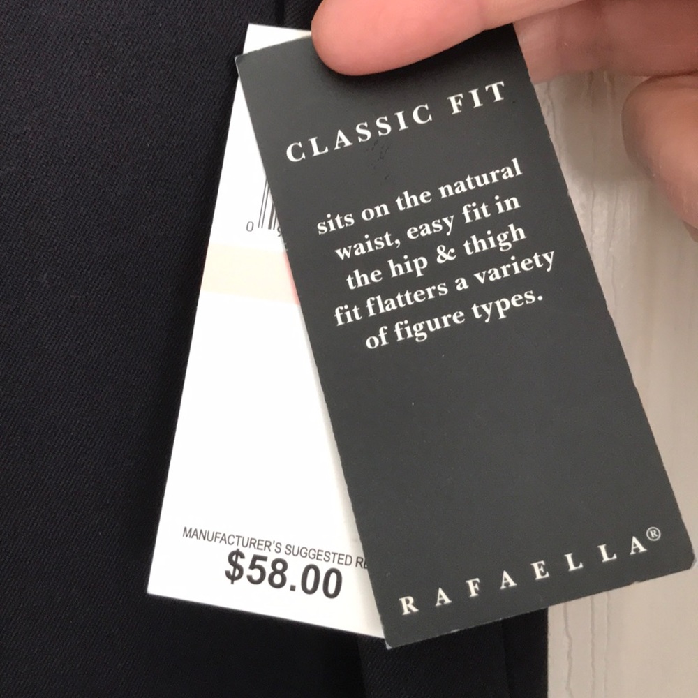 NWT Rafaella black pants - Picture 5 of 5